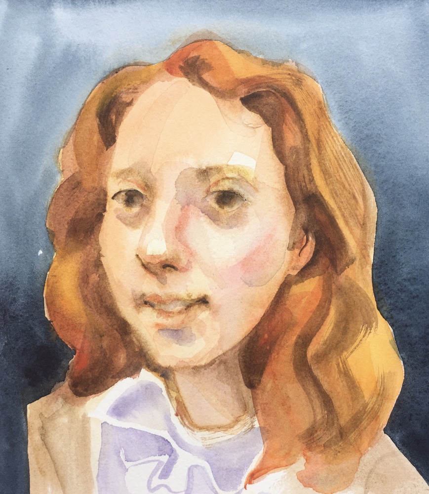Roxane, watercolor, 2020